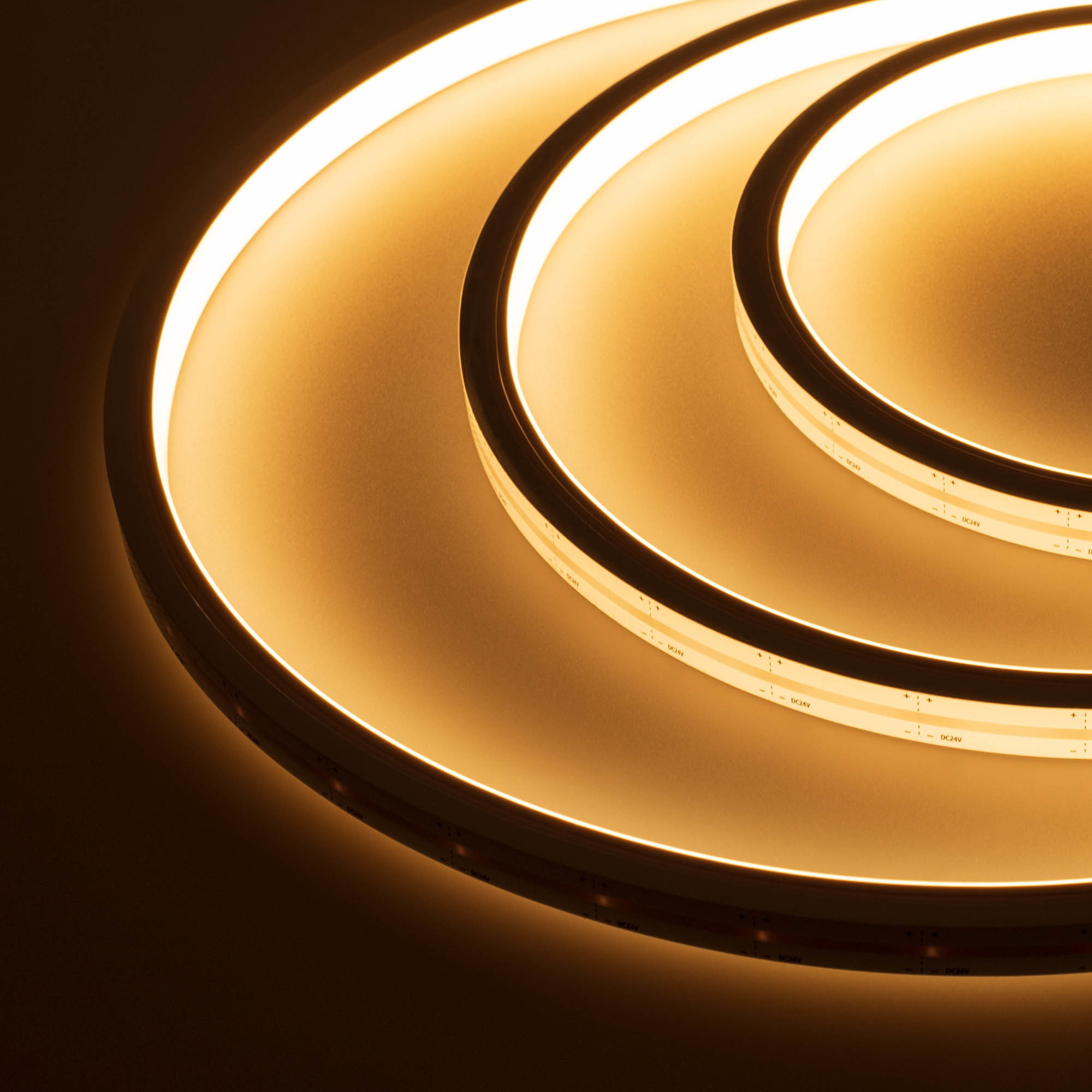 Лента герметичная Arlight MOONLIGHT-TOP-M252-13x12mm 24V White-MIX (12 W/m, IP67, 2216, 5m, Wire x1) 038605