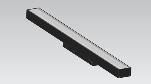 Трековый магнитный светильник Elvan PJ-2008-24W-WW-BK