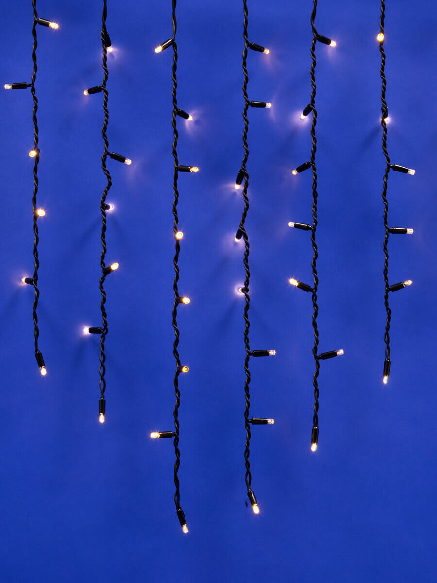 Уличная светодиодная гирлянда Uniel бахрома (UL-00003934) теплый белый ULD-B3010-200/TBK Warm White IP67