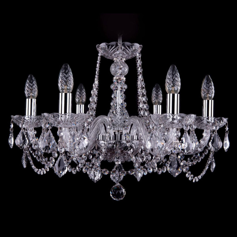 Подвесная люстра Bohemia Ivele 1402/6/195/Ni/Leafs