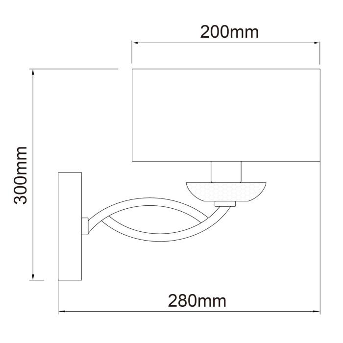 Бра Chiaro Палермо 386025101