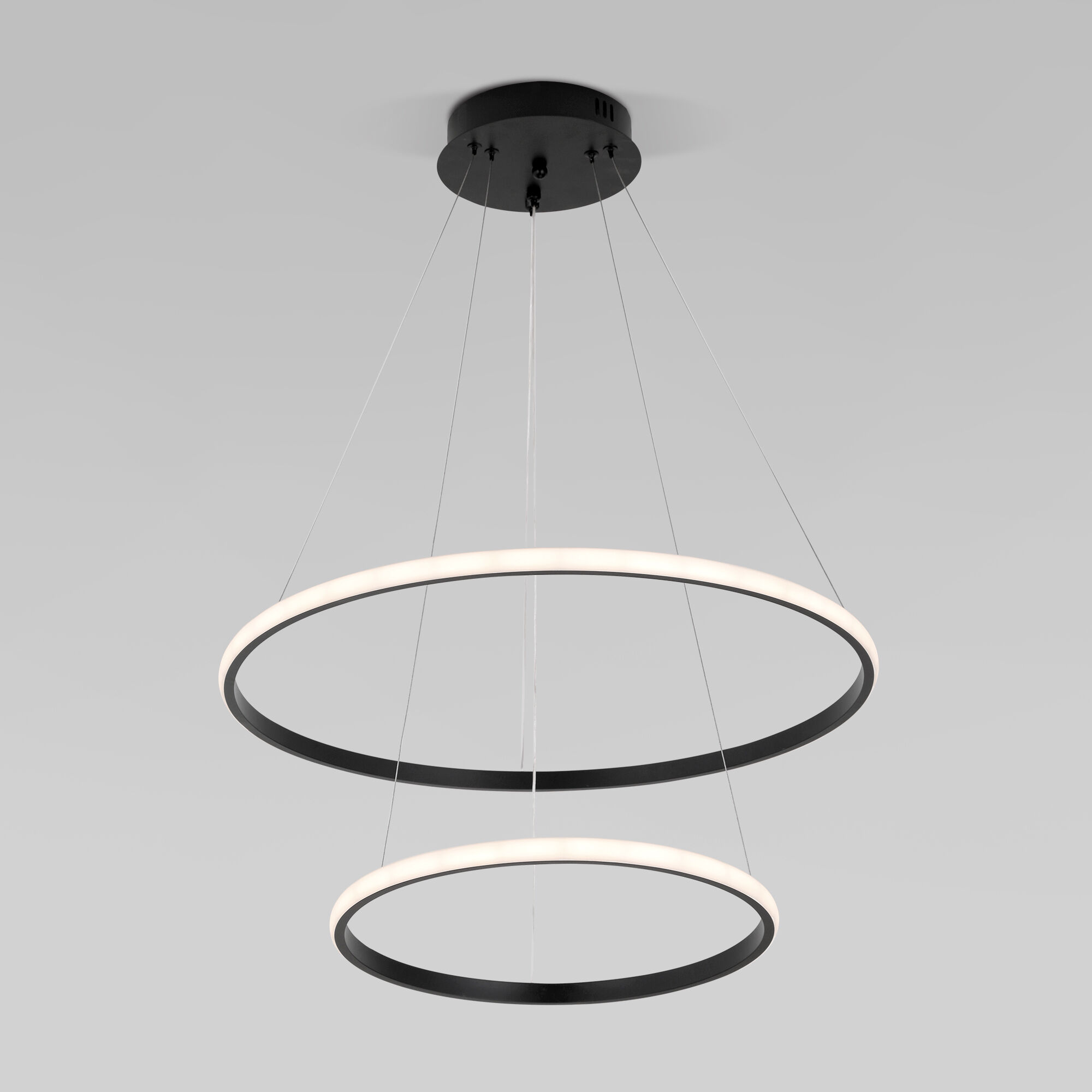 Подвесная люстра с пультом Eurosvet Collars 90264/2 черный