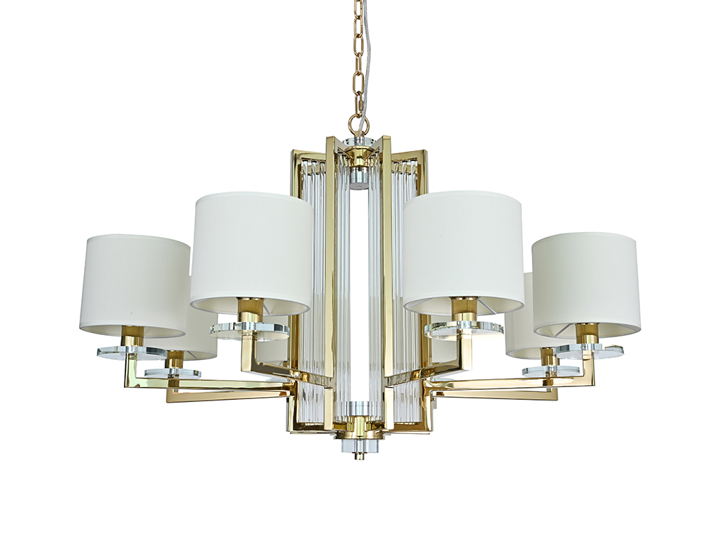 Подвесная люстра Newport 35408+1/C gold без абажуров М0069059