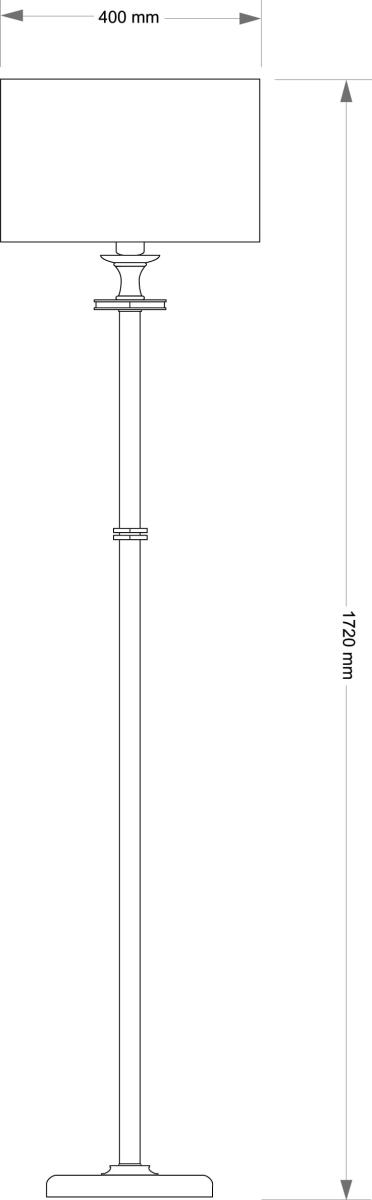 Торшер Kutek Decor Abazur DEC-LS-1 (P/A)