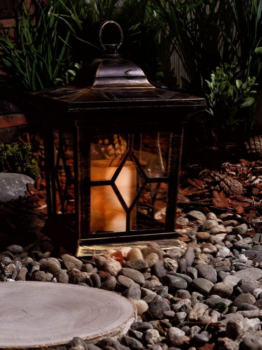 Подвесной светильник на солнечных батареях (10227) Uniel USL-S-180/PT220 Bronze lantern