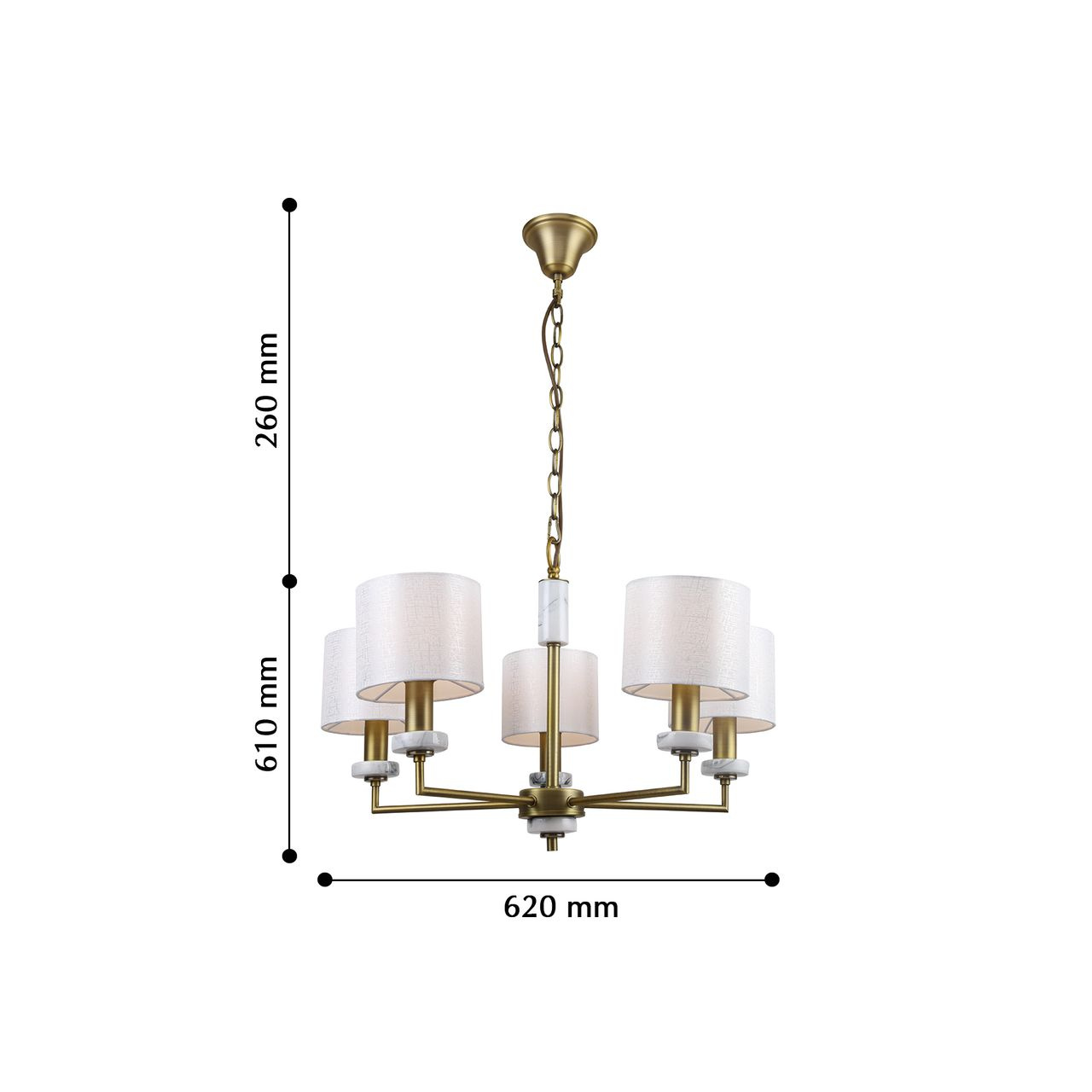 Подвесная люстра F-Promo Marbella 2347-5P