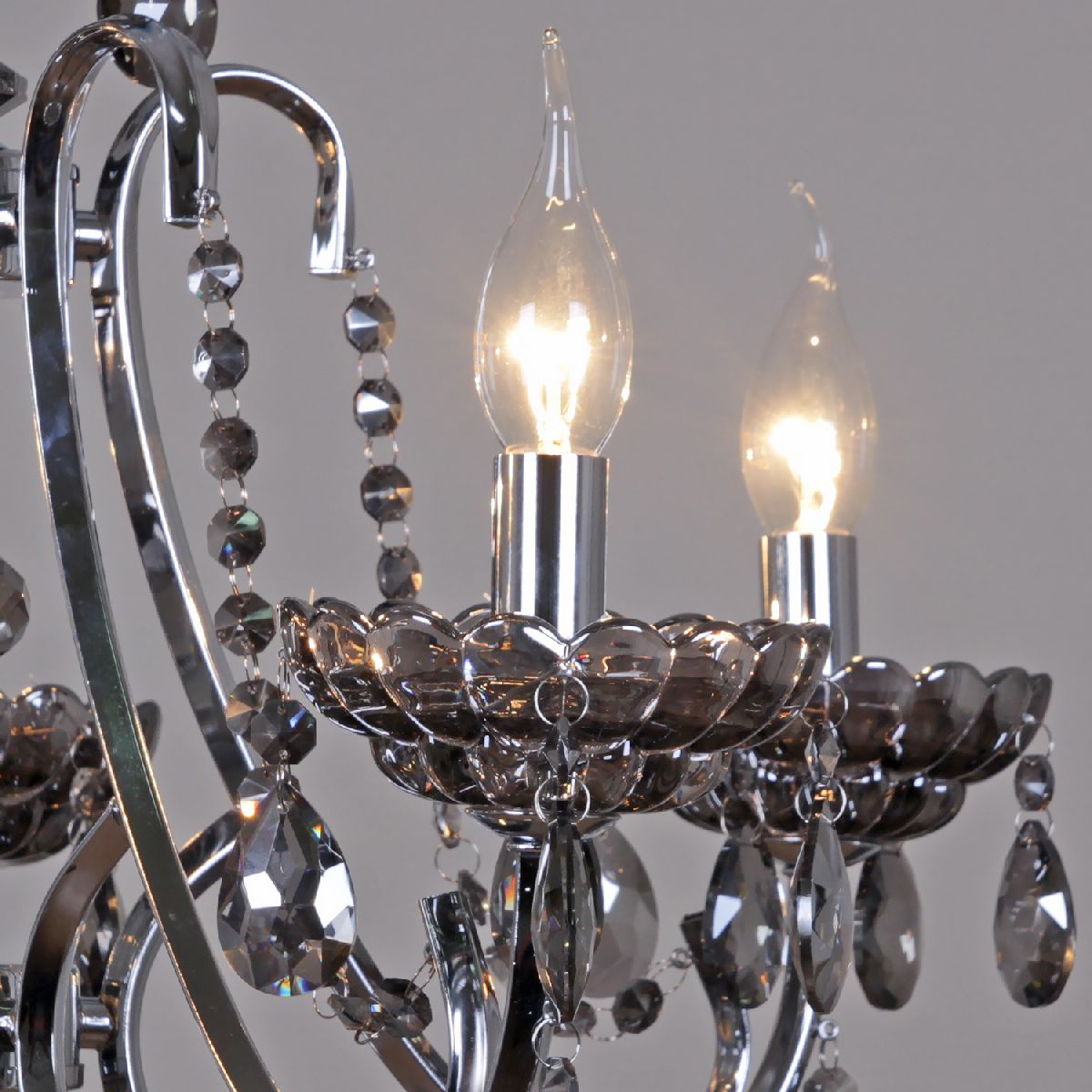 Подвесная люстра Reluce 06933-0.4-05 CR+BK