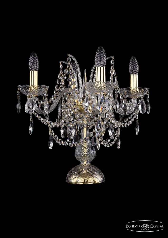 Настольная лампа Bohemia Ivele 1411L/4/141-39/G