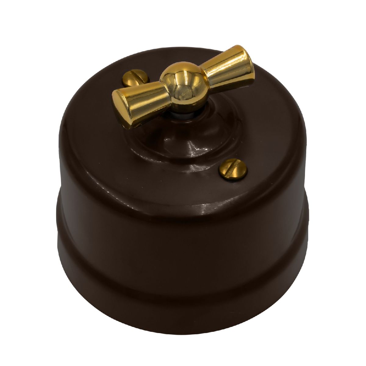 Выключатель одноклавишный Bironi Лизетта B1-200-22-G