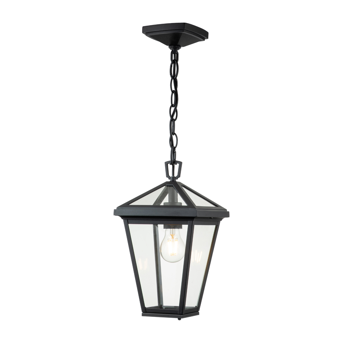 Уличный подвесной светильник Hinkley QN-ALFORD-PLACE8-S-MB