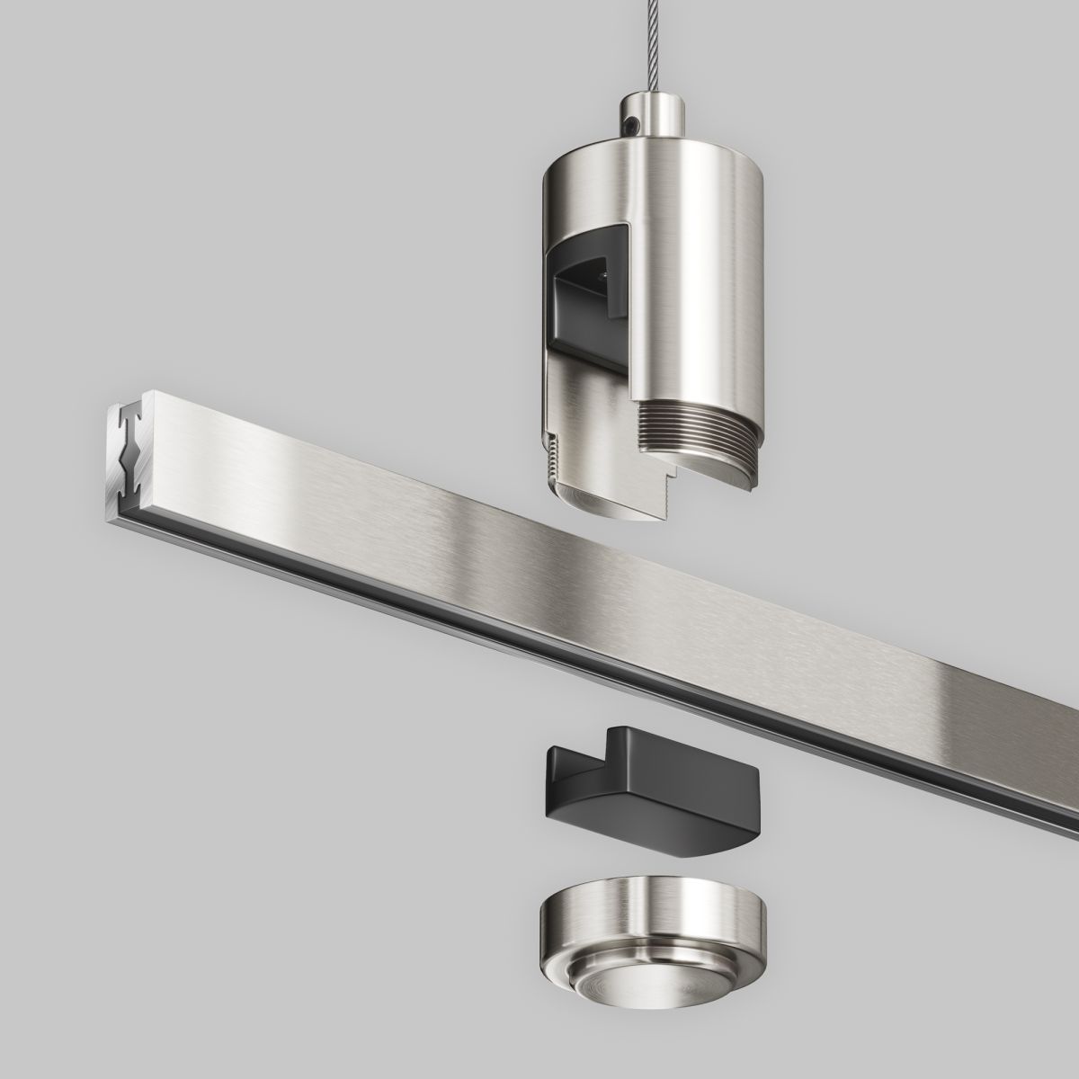 Подвес тросовый одинарный Maytoni Flarity TRA157SW-S1-PT