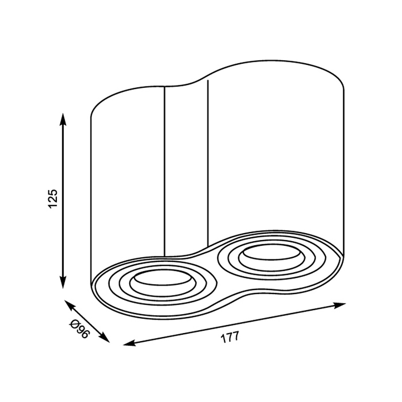 Потолочный светильник Zumaline RONDOO 50407-GD