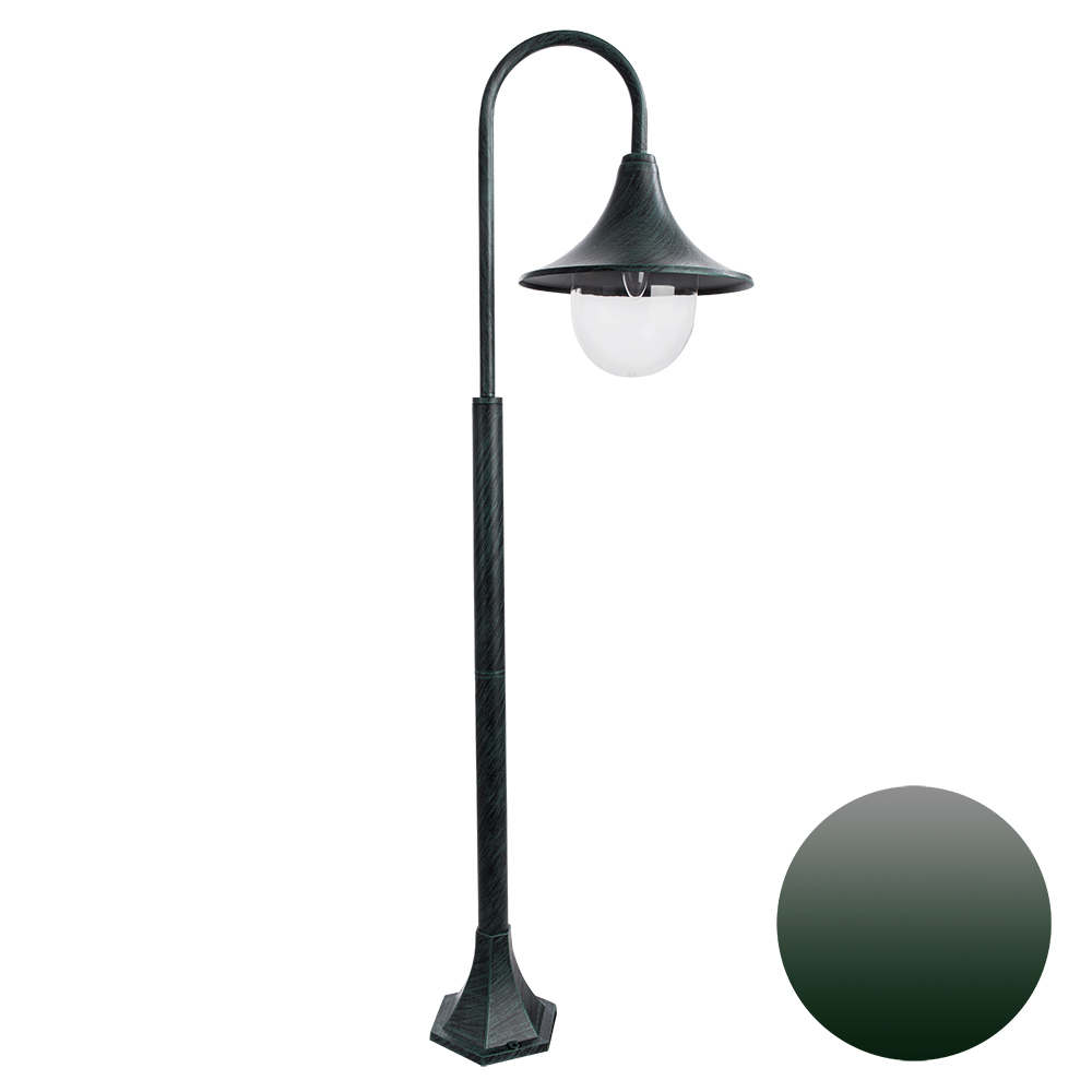 Ландшафтный светильник ретро Arte Lamp Malaga A1086PA-1BGB