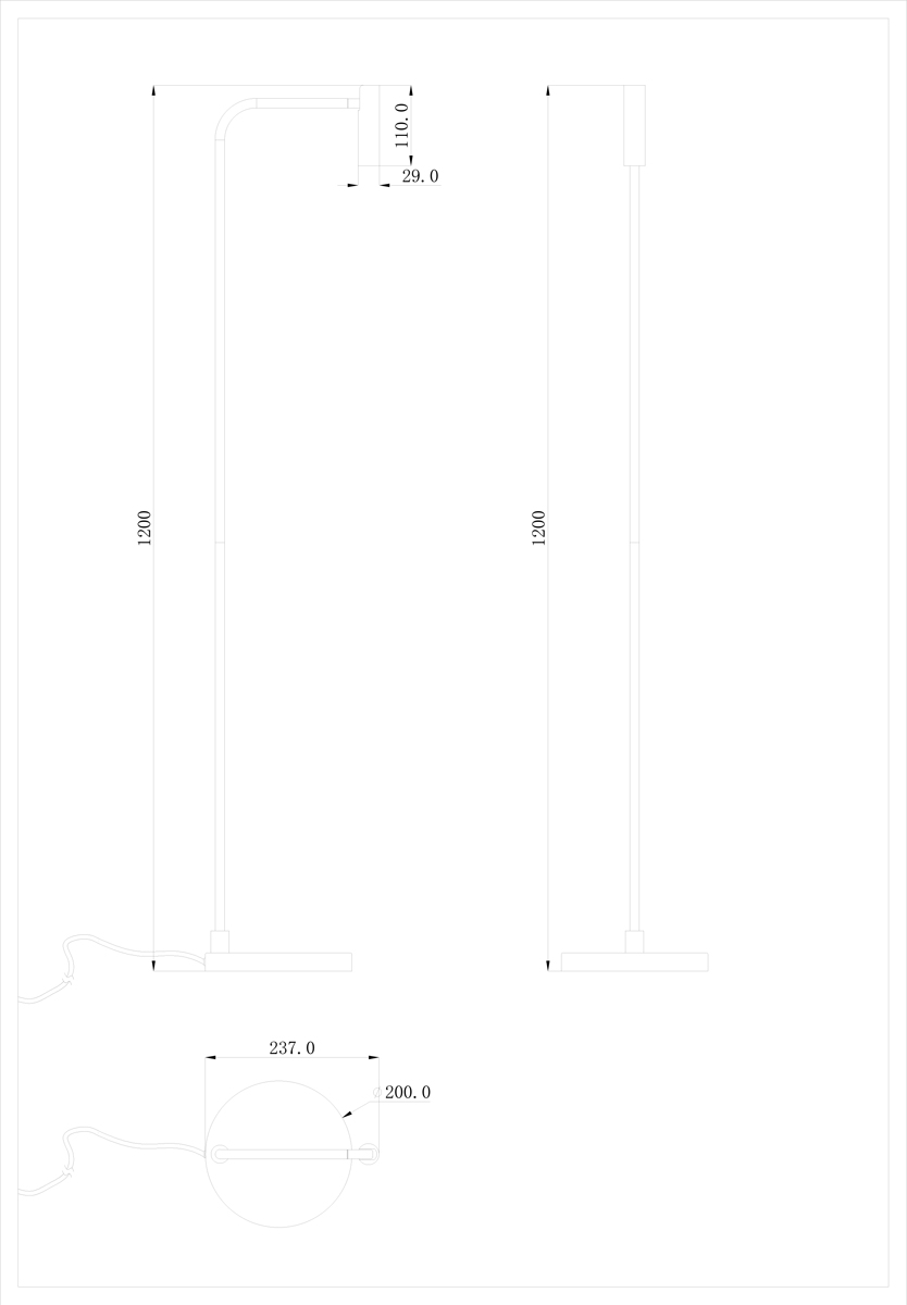 Торшер Donolux Saga T111018WW3BBr