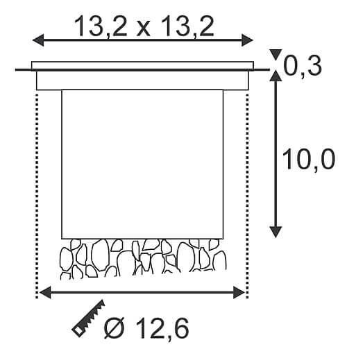 Ландшафтный светильник SLV Wetsy LED 230170