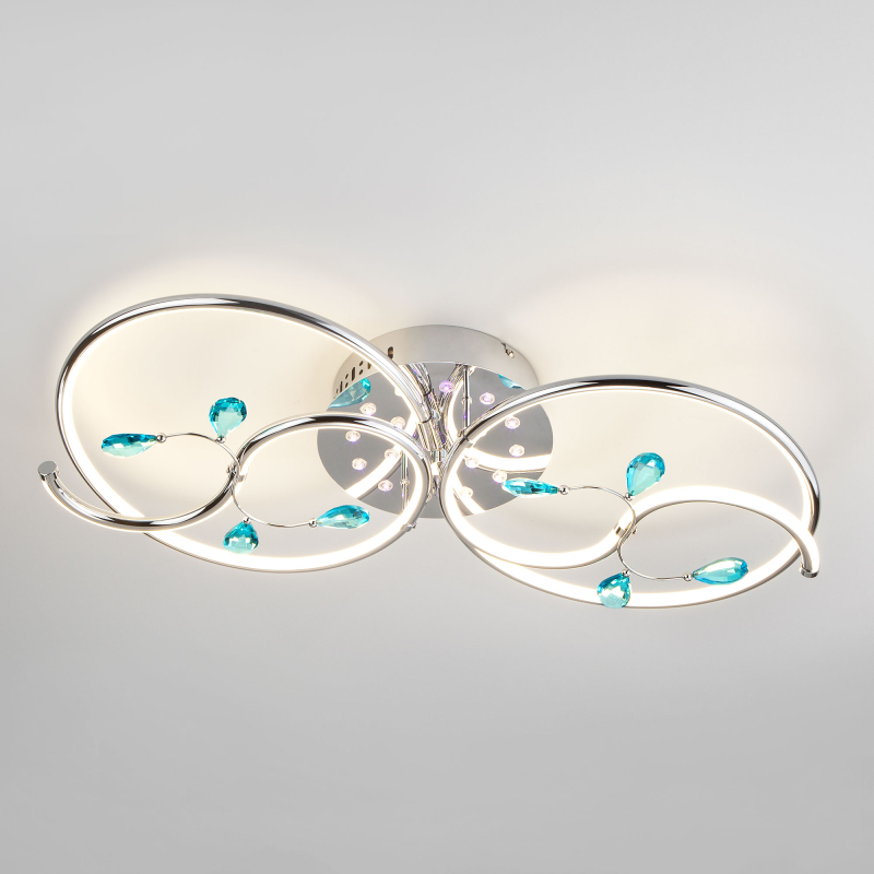 Потолочный светильник Eurosvet Venera 90131/2 хром