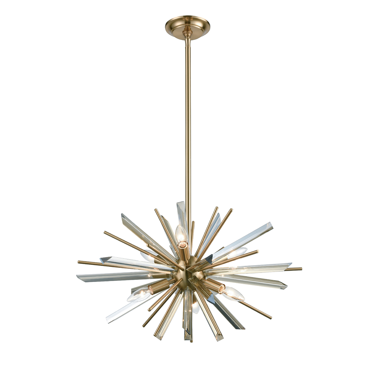 Люстра на штанге Delight Collection P68112-6AB antique brass