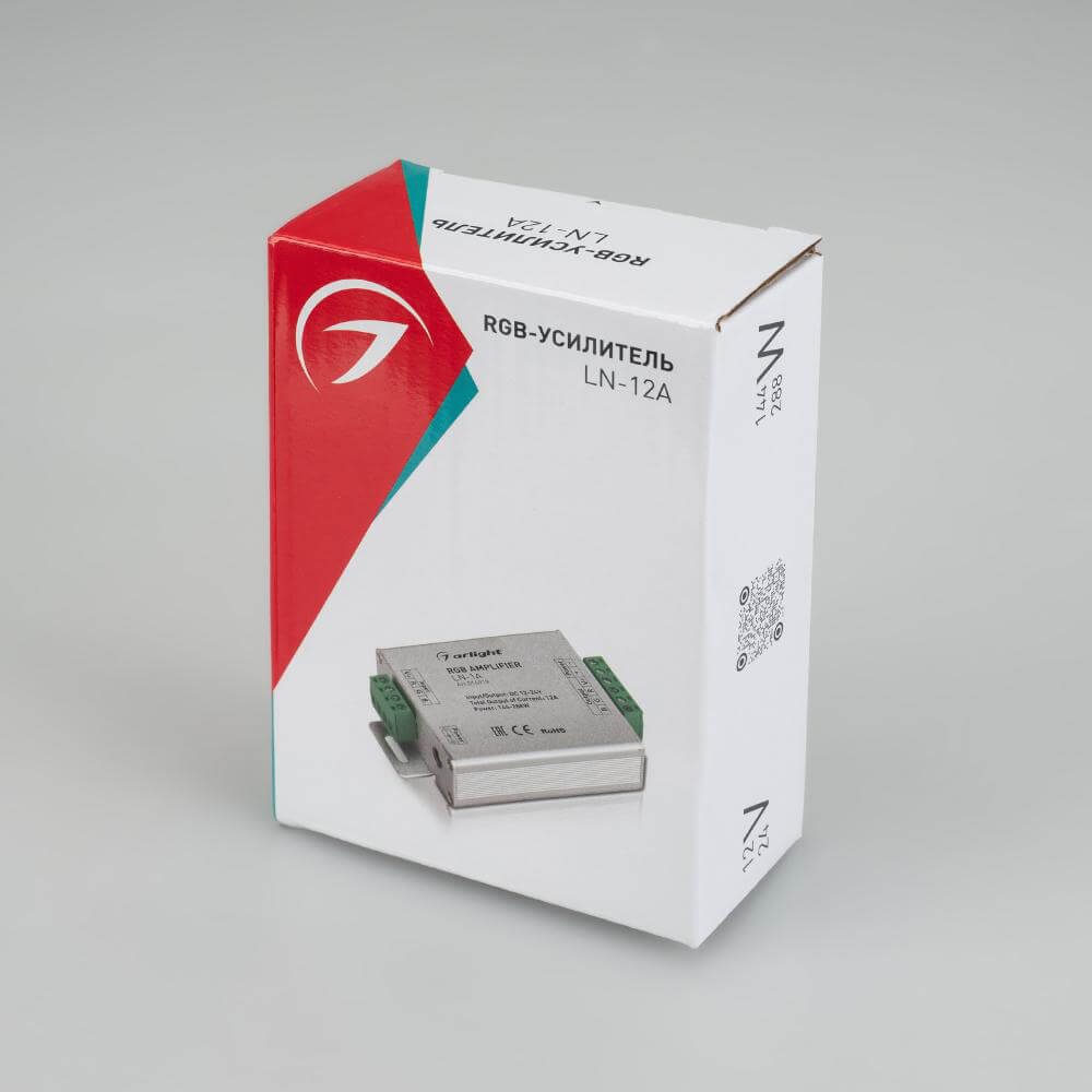 RGB-усилитель Arlight LN-12A (12-24V, 144-288W) 016919