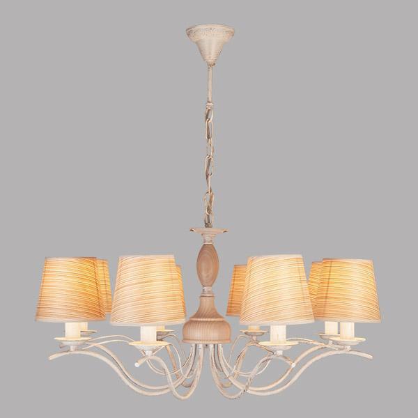 Подвесная люстра Eurosvet Элен 60027/8 белый с золотом