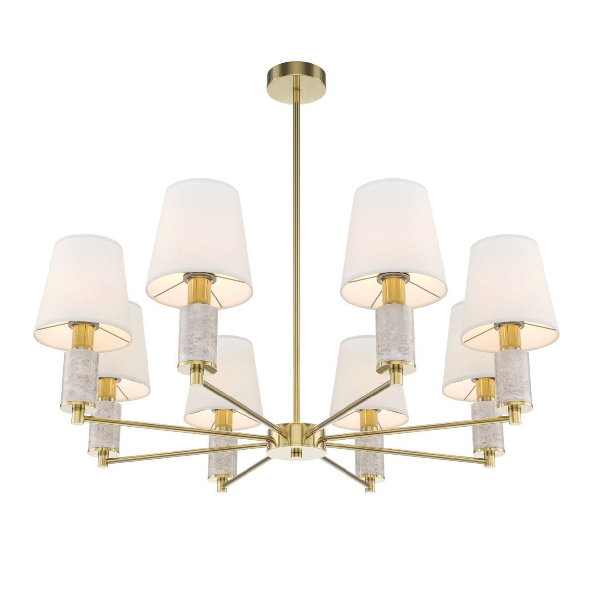 Люстра на штанге Maytoni Lira MOD483PL-08BS