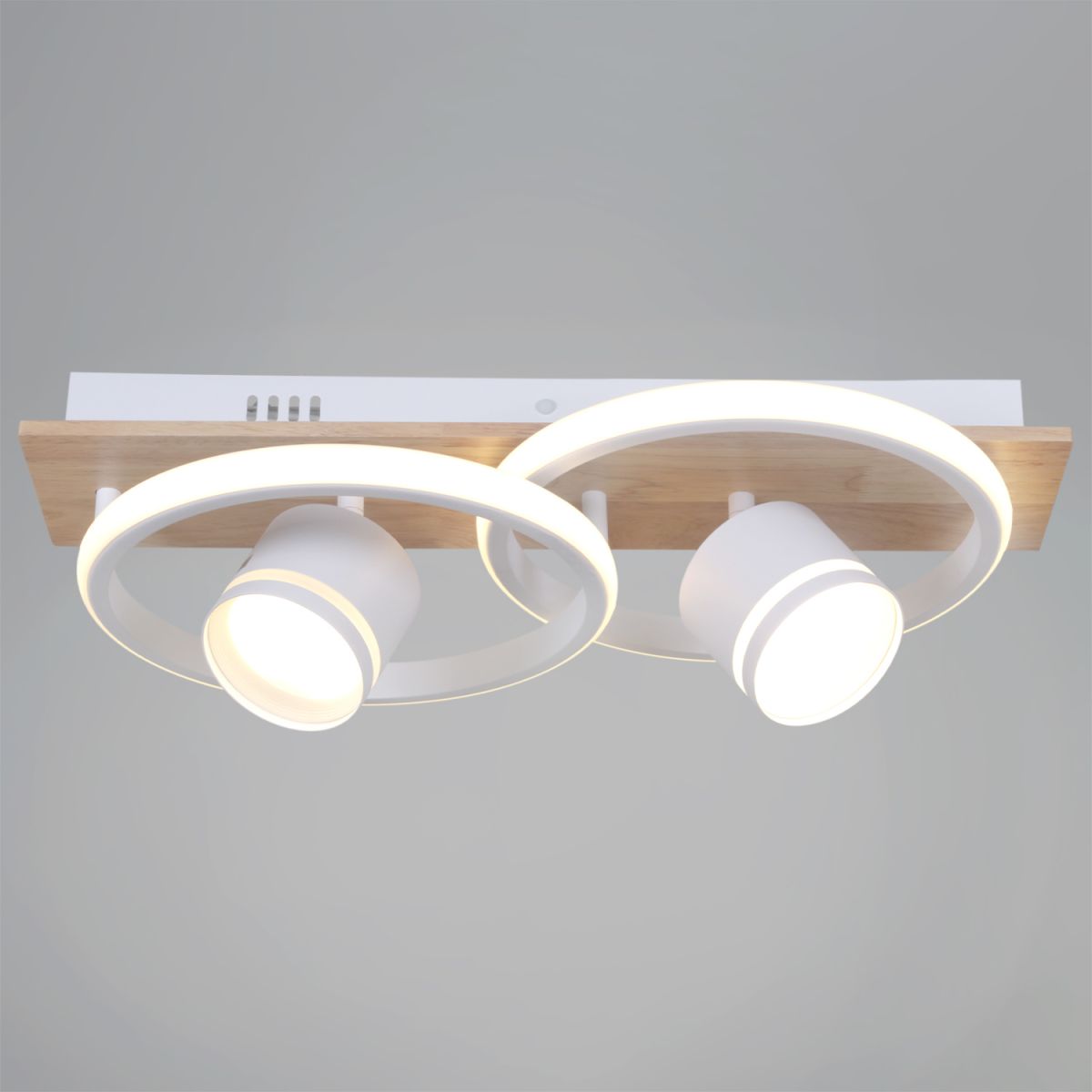 Потолочный светильник Reluce 29560-0.3-2+2 WH+WOOD