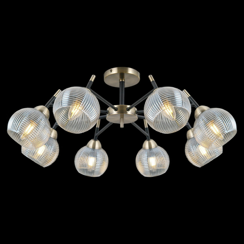 Люстра на штанге Illumico IL0375-8CSQ-79 AB BK
