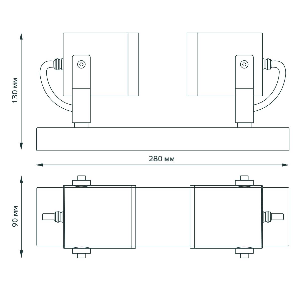Уличный настенный светильник Gauss Sonata GD153