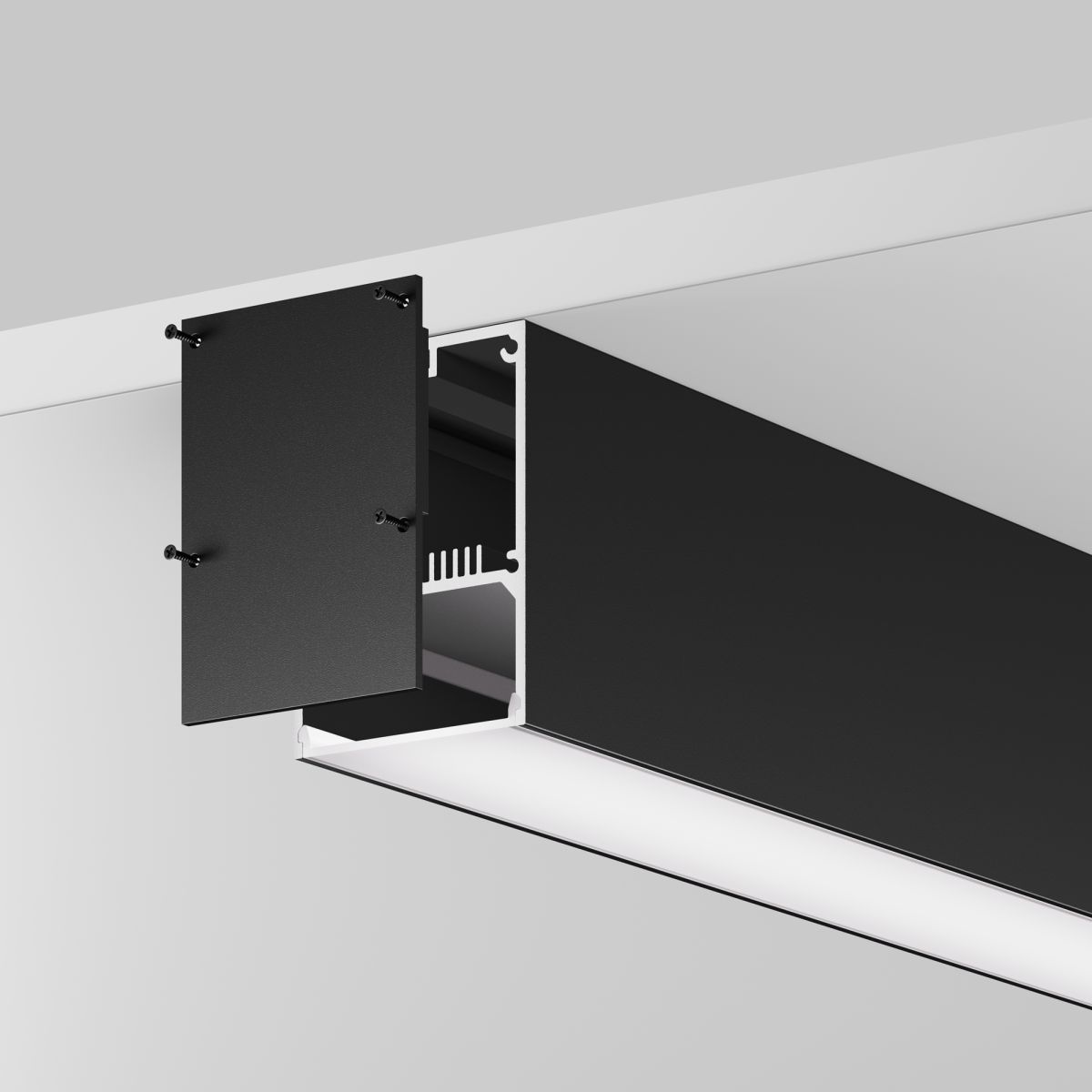 Комплект заглушек (для профиля ALM-5070-В-2М) 2 шт Maytoni ALM-5070-B-EC