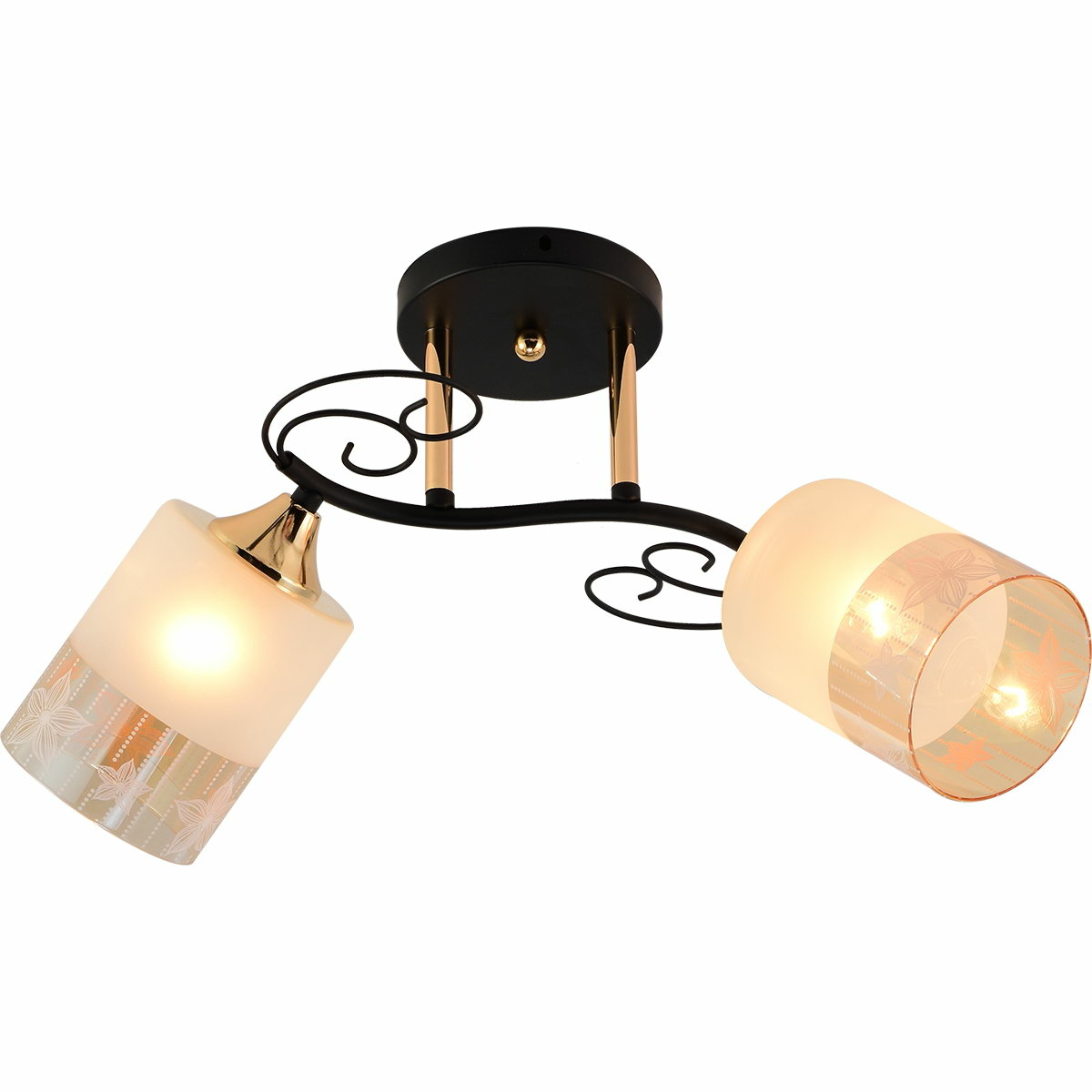 Люстра на штанге Reluce 01315-0.3-02 BK+FGD