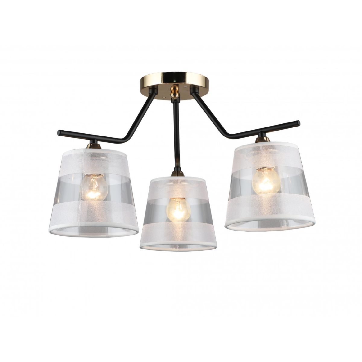 Потолочная люстра IMEX MD.2128-3-S-BK+FGD