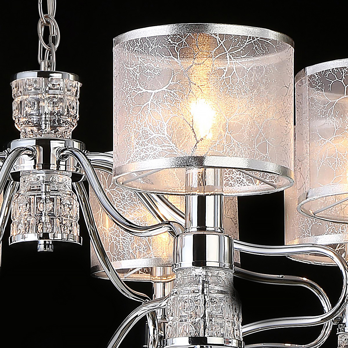 Подвесная люстра Illumico IL6216-8P-27 CR