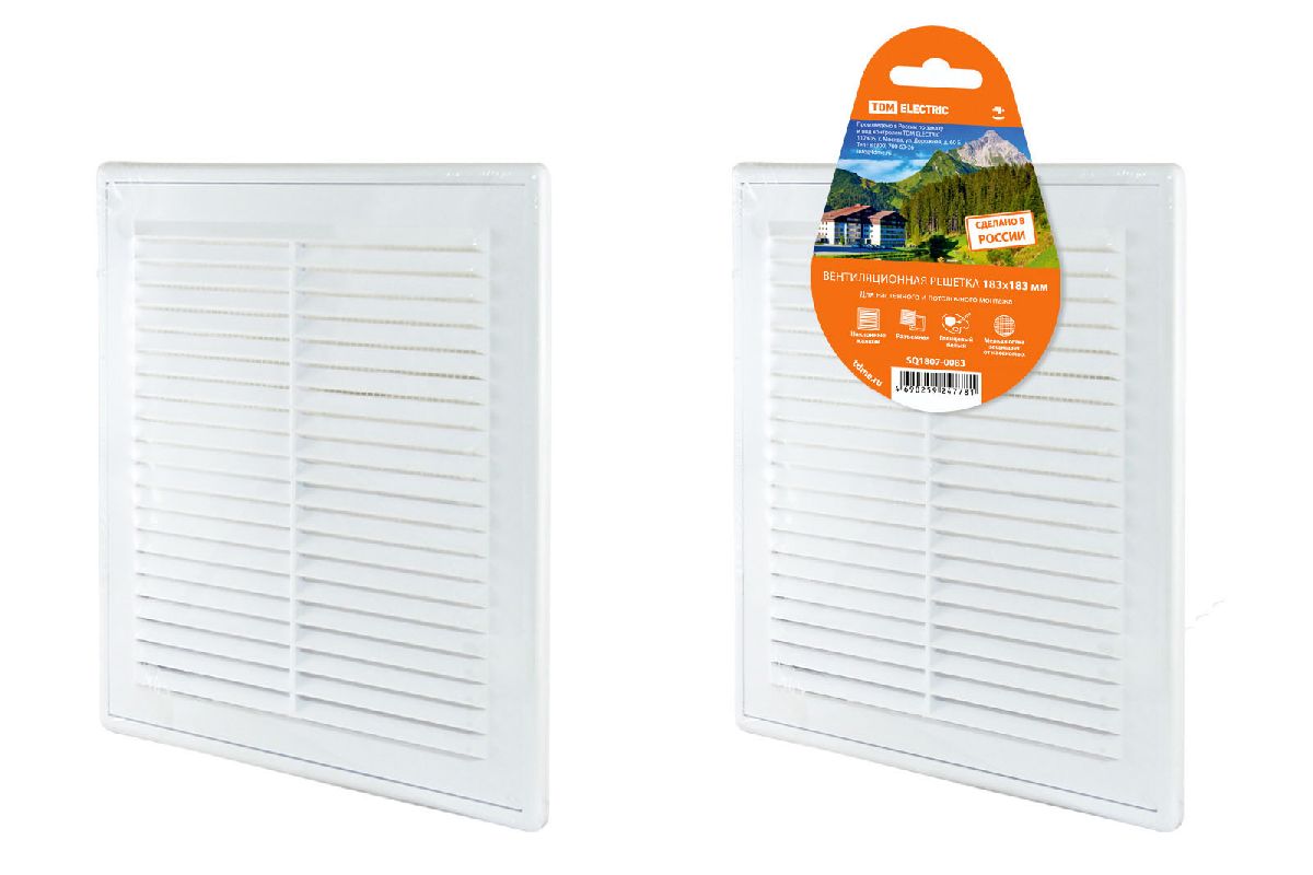 Решетка разъемная с москитной сеткой TDM Electric SQ1807-0083