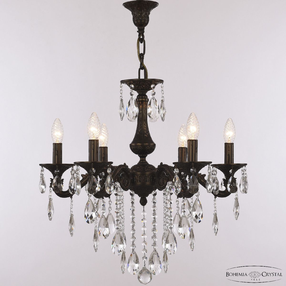 Подвесная люстра Bohemia Ivele Crystal 71102/6/175 B PD