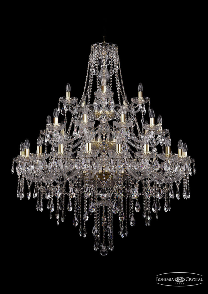 Подвесная люстра Bohemia Ivele 1415/20+10+5/400/3d/Ni
