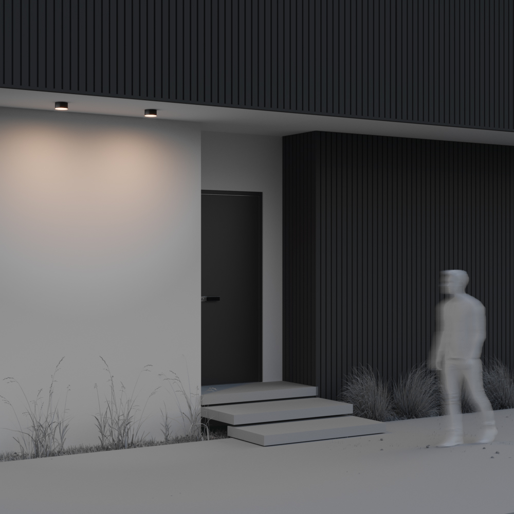 Уличный потолочный светильник Maytoni Zon IP O430CL-L15B3K