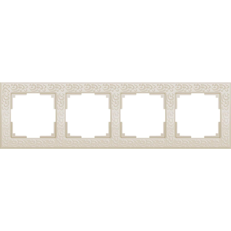 Рамка Werkel Flock на 4 поста слоновая кость WL05-Frame-04-ivory 4690389046933