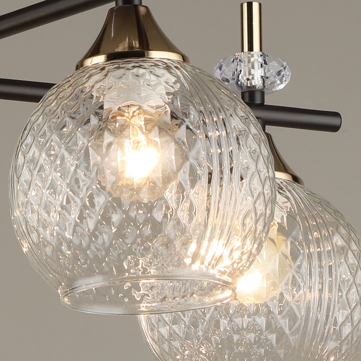 Люстра на штанге Reluce 04892-0.3-05 COFFEE+FGD