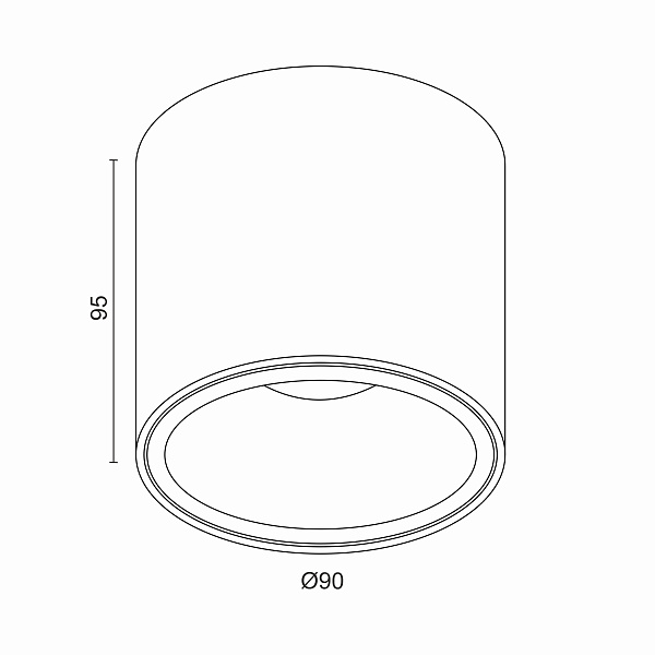 Накладной светильник Ledron AO1706041 White 00000016610