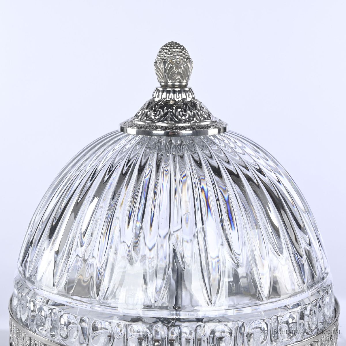 Настольная лампа Bohemia Ivele Crystal 5680L/18 Ni Clear/M-1G