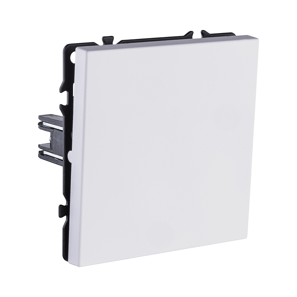 Выключатель 1-клавишный 10А/250В, белый глянцевый Kollinger Eclipse EC-001WG