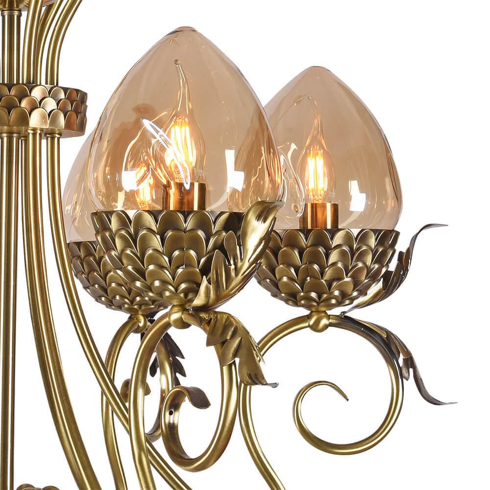 Подвесная люстра Lumien Hall Оливи 3304/5H-ABPAB-AM