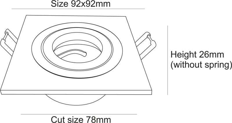 Встраиваемый светильник Deko-Light Built-in 110421