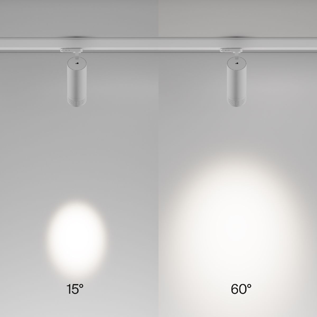 Трековый трехфазный светильник Maytoni Focus Zoom TR198-3-20W4K-Z-W