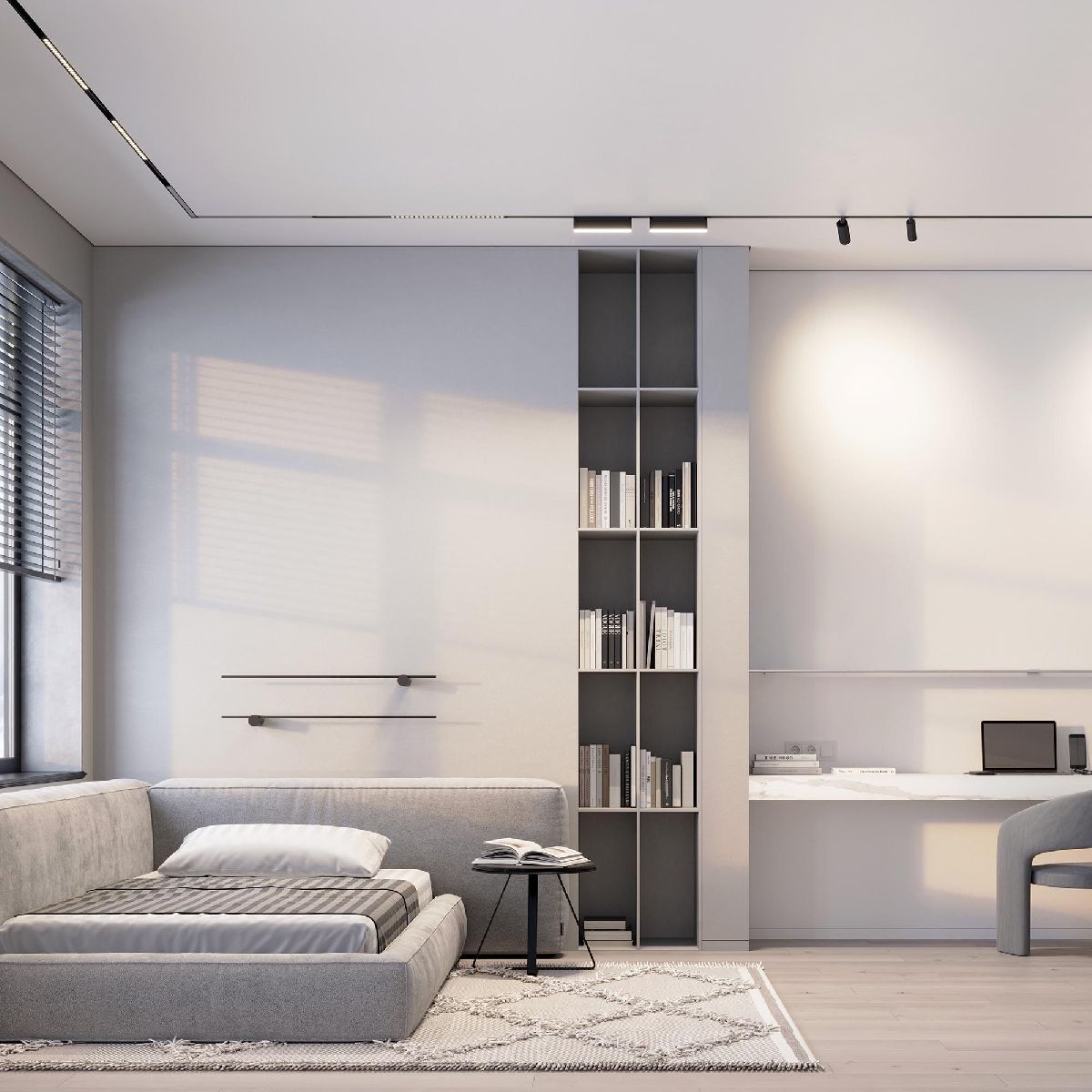 Трековый магнитный светильник Arlight MAG-ORIENT-SPOT-R45-12W Day4000-MIX (BK, 24 deg, 48V, TUYA) 047019