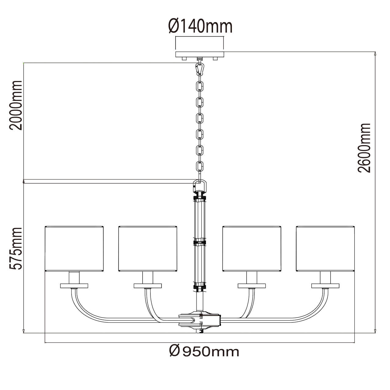 Подвесная люстра Chiaro Палермо 386017008 в Москве