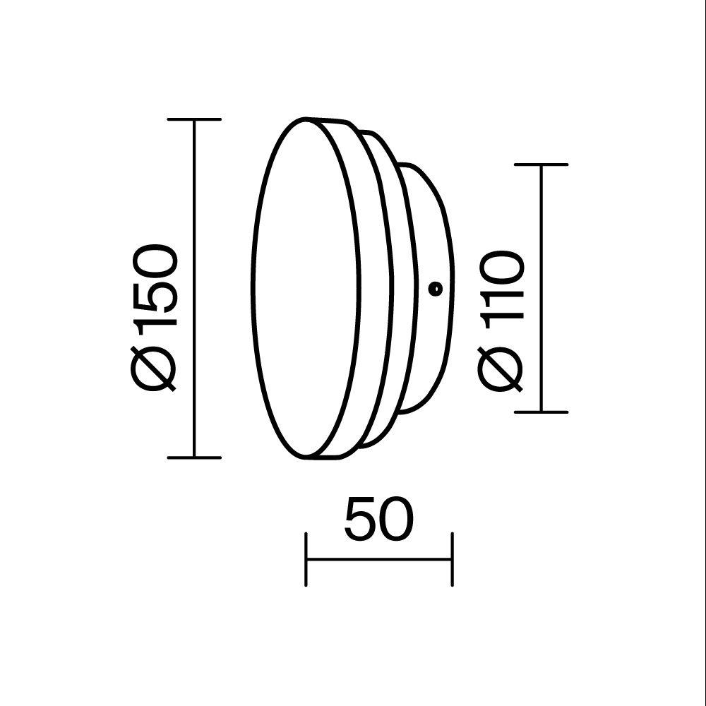 Настенный светильник черный Maytoni Basic Texture MOD461WL-L5BK