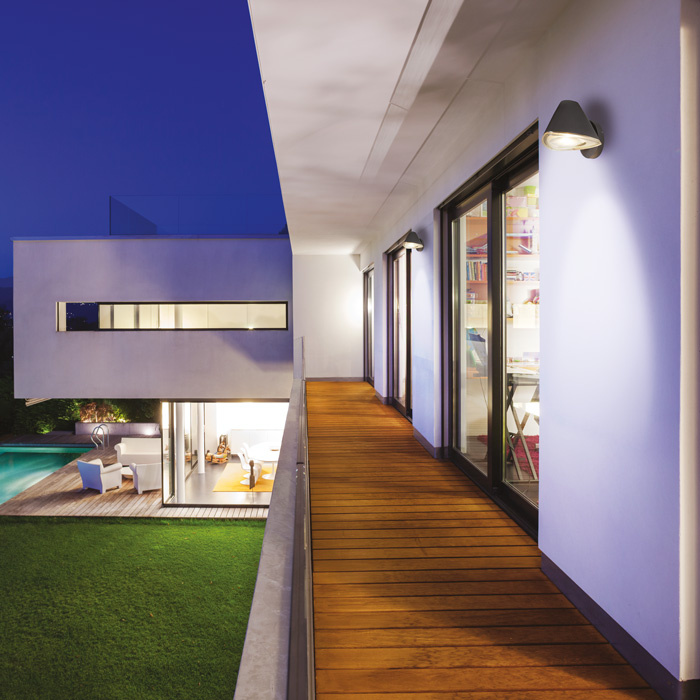 Уличный настенный светодиодный светильник Novotech Kaimas 357399