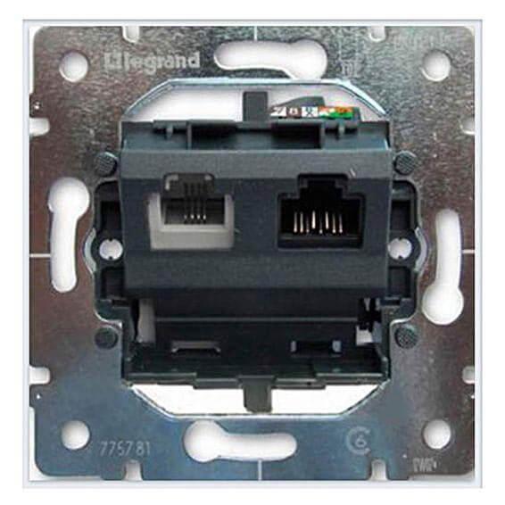 Розетка VDI RJ45/RJ11 Legrand Galea Life 5 кат UTP 775781