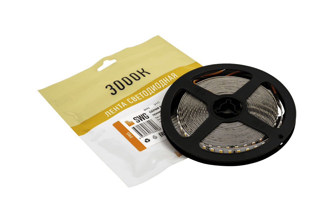 Светодиодная лента SWG SWG2P126-24-13-WW 005854