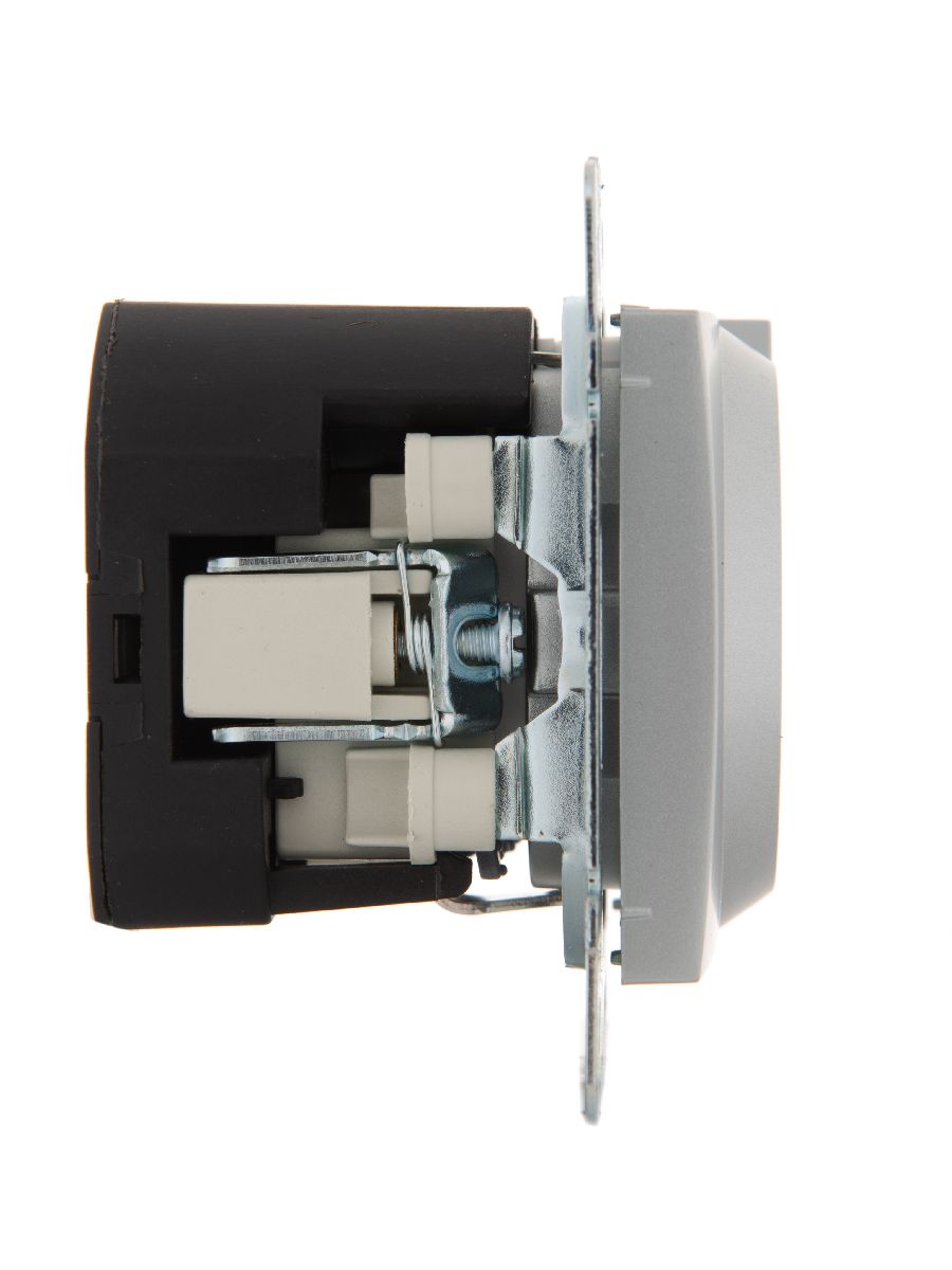 Розетка с/з + USB Lezard Karina 707-4388-181